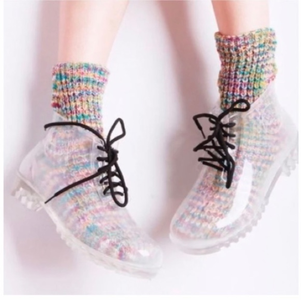 Fun & Funky Transparent Boots